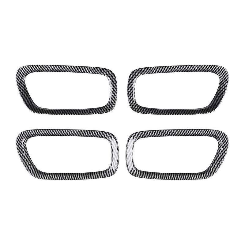 Car Interior Carbon Fiber Door Handle Frame for Honda Hrv Vezel 2021
