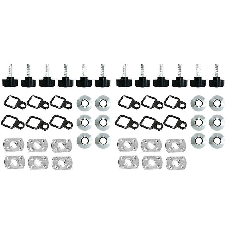 Hardtop Quick Removal Thumb Screw D-rings Kit