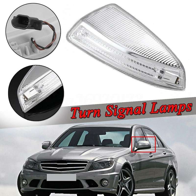 Door Wing Mirror Turn Signal Light for Mercedes-benz W204 W164- Left