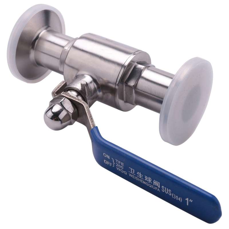 1inch 304 Stainless Steel Sanitary Ball Valve Tri Clamp Ferrule Type