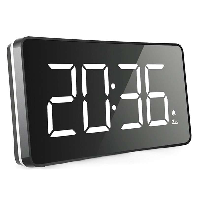 Led Digital Alarm Clock-mains Powered,no Frills Simple for Bedroom