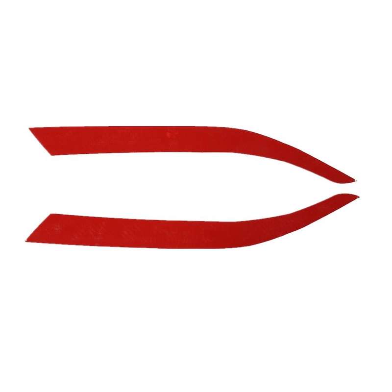 Carbon Fiber Car Front Upper Headlight Eyebrows Decoration Stickers