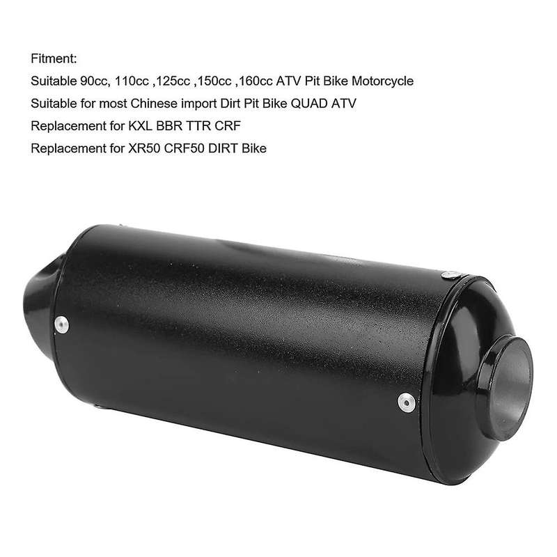 32mm Motorcycle Exhaust Pipe Muffler Pipe Exhaust Pipe Tail Section