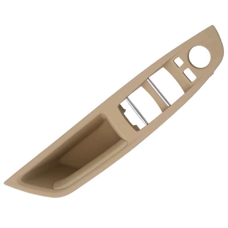 For Bmw 5 Series Inner Handle Left Front Door Panel Box(black)