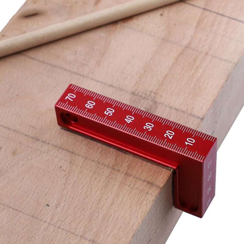 2pcs 90 Degrees Square Ruler Mini L-shaped Right Angle Positioner