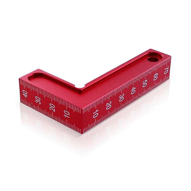 2pcs 90 Degrees Square Ruler Mini L-shaped Right Angle Positioner