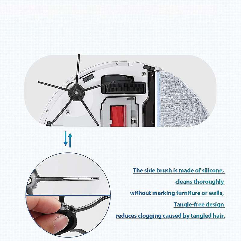 Replacement Accessories Kit for Roborock S7 S7+ Robot Vacuum