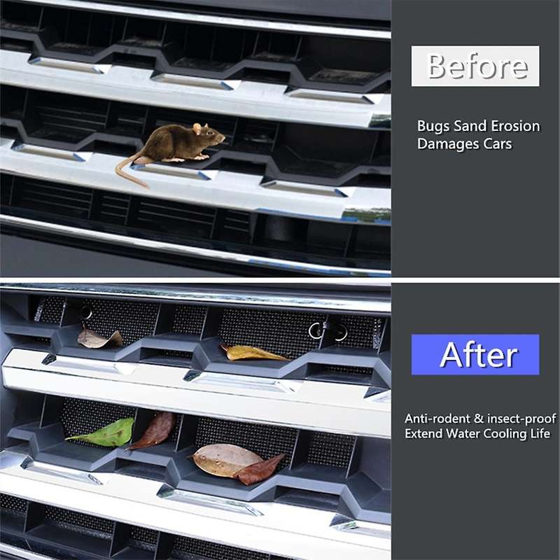 Car Front Grille Anti-insect Net for Nio Es8 2018 Accessories, Black