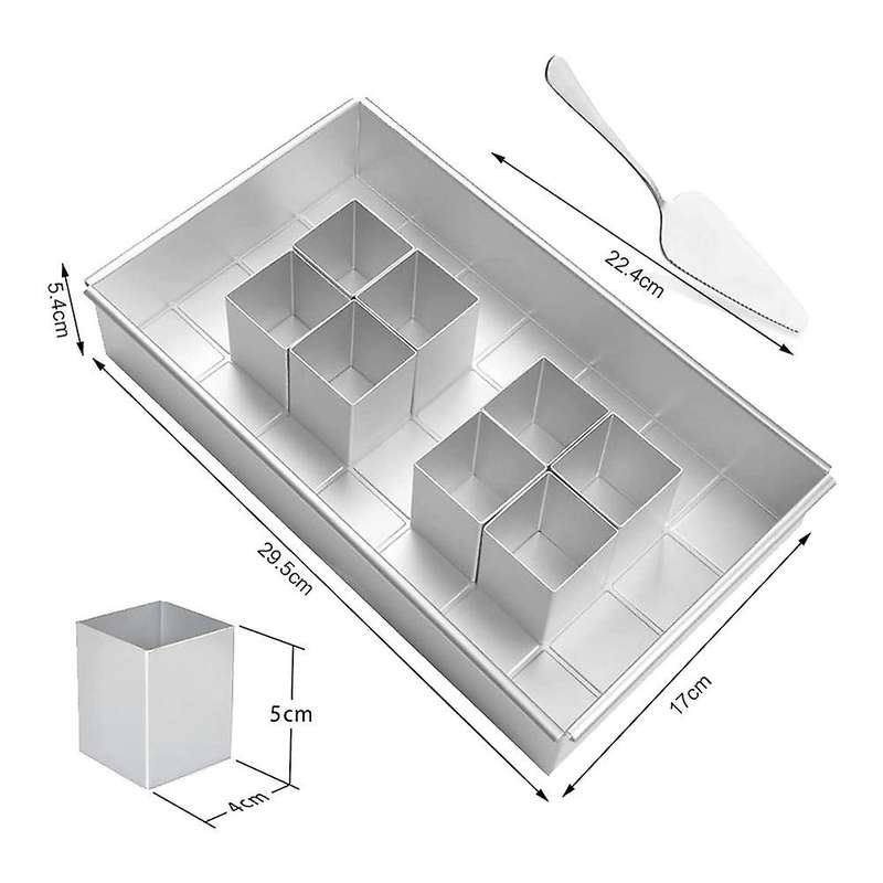 Aluminum Baking Mold Rectangle Number Letter Cake Diy Baking Mold