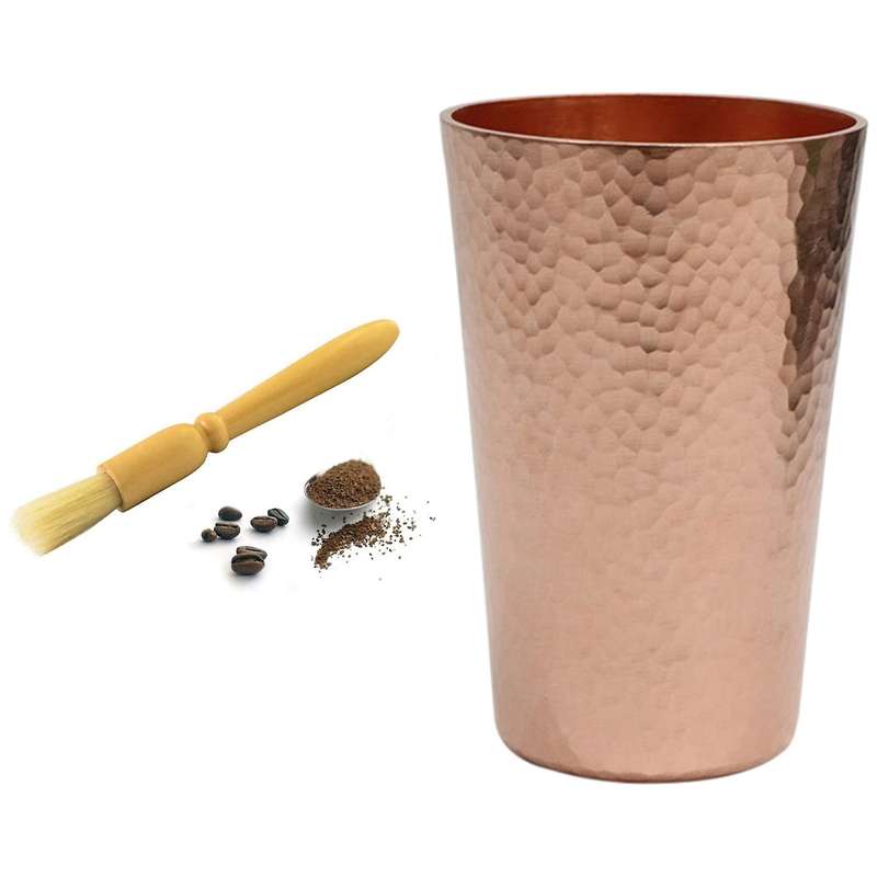 Supply Coffee Grinder Brush Natural Bristles Wooden Handle Cleaning