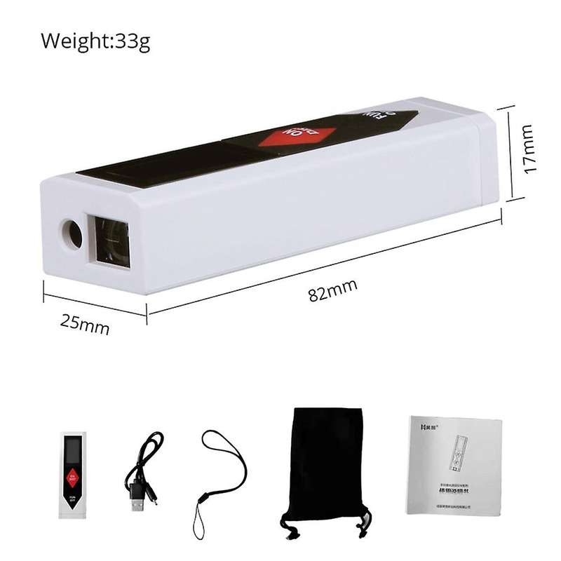 Mini Lasering Distance Meter 50m Oled Display Lasering Rangefinder