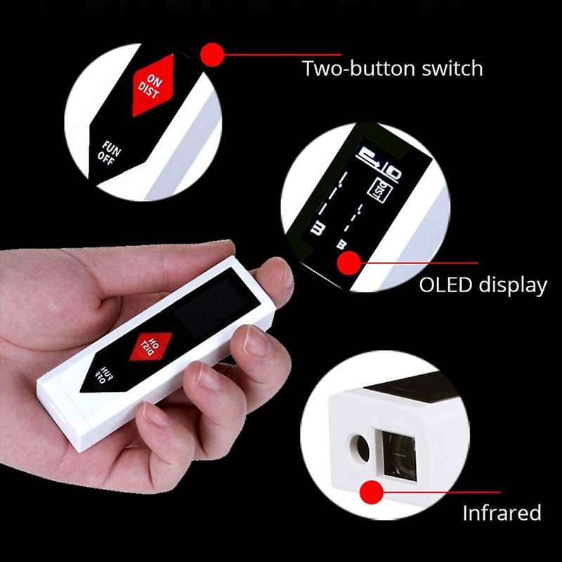 Mini Lasering Distance Meter 50m Oled Display Lasering Rangefinder