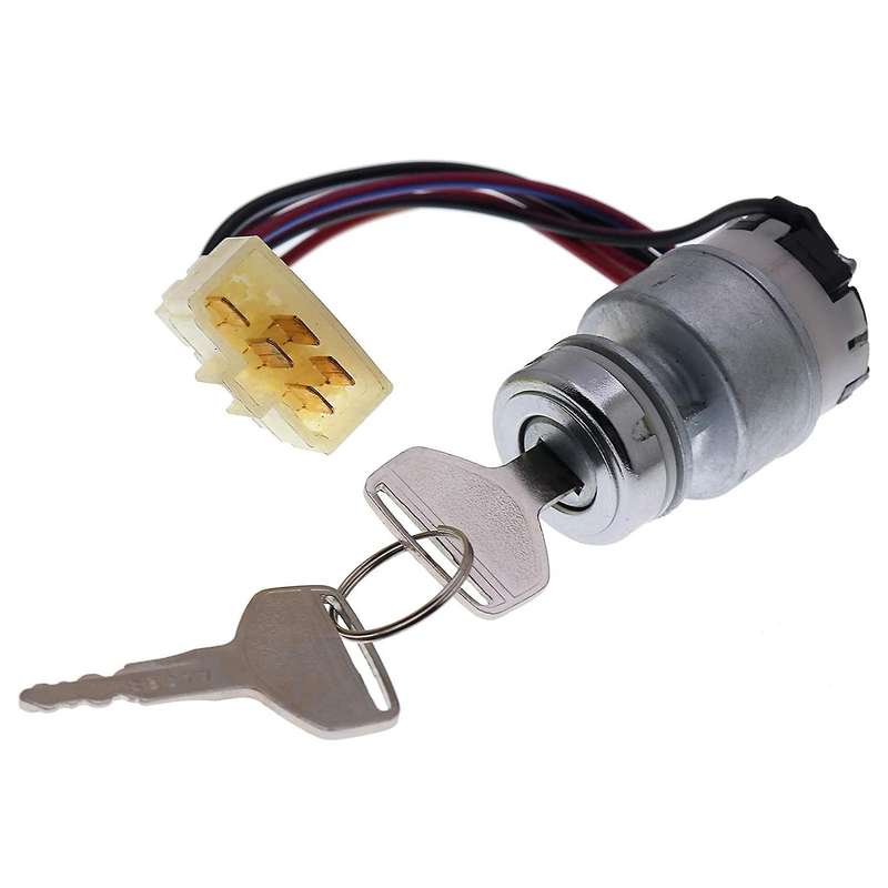 Ignition Switch with 2 Keys for Kubota M105sdt M105xdt M126xdc