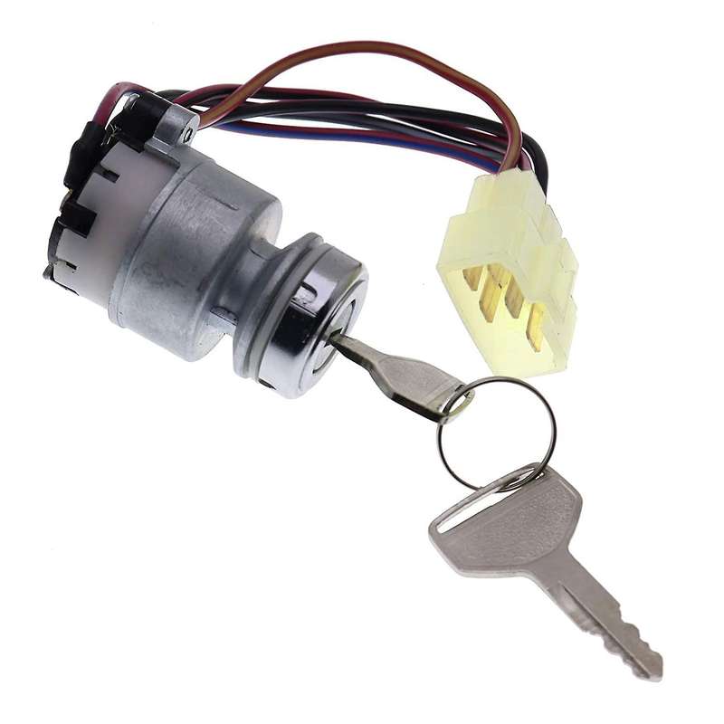 Ignition Switch with 2 Keys for Kubota M105sdt M105xdt M126xdc