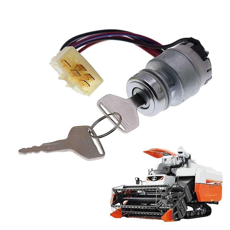 Ignition Switch with 2 Keys for Kubota M105sdt M105xdt M126xdc