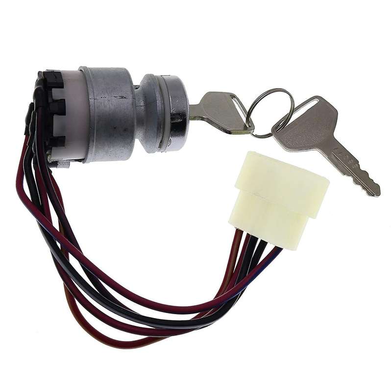 Ignition Switch with 2 Keys for Kubota M105sdt M105xdt M126xdc