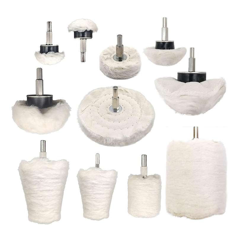 11 Pcs Buffing Wheel,buffing Pad Polishing Wheel Kits,for Metal,etc