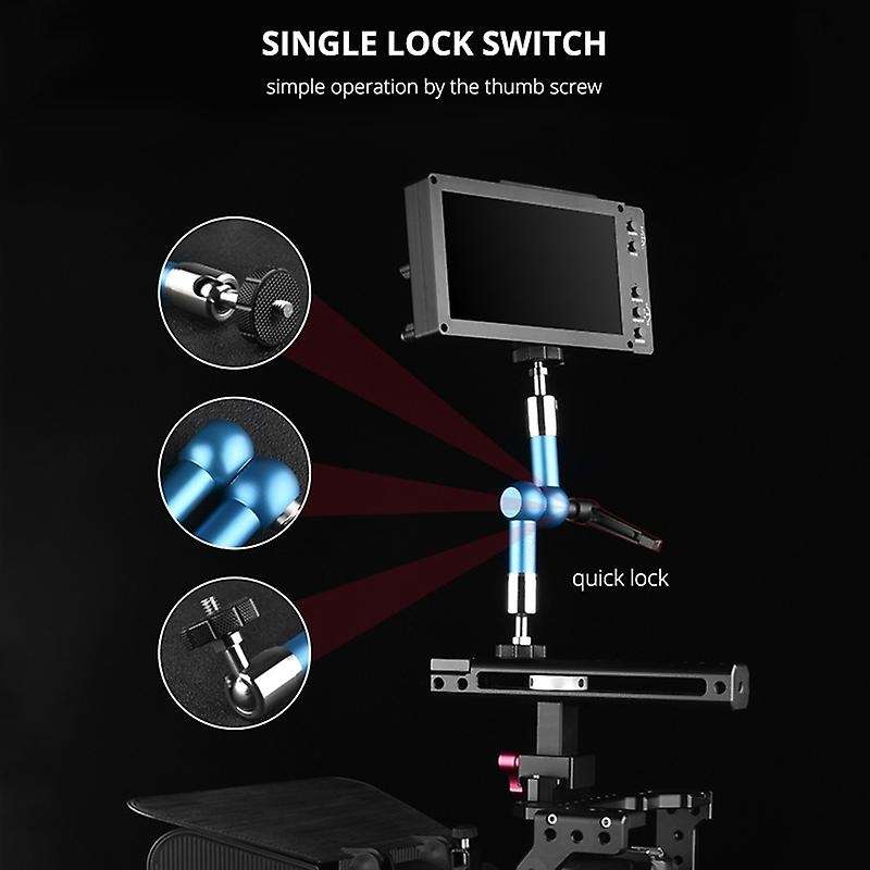 Yelangu 7 Inch Magic Articulated Arm Magic Arm Rig Head for Camera