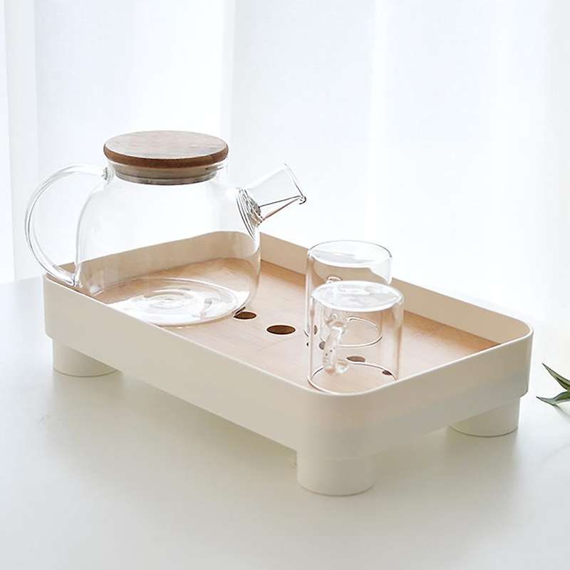 Mini Bamboo Chinese Gongfu Tea Tray Table Box