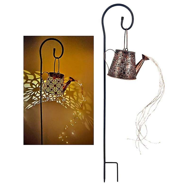 Solar Lights for Outdoor Garden Lamps Watering Can Solar Fairy Lights