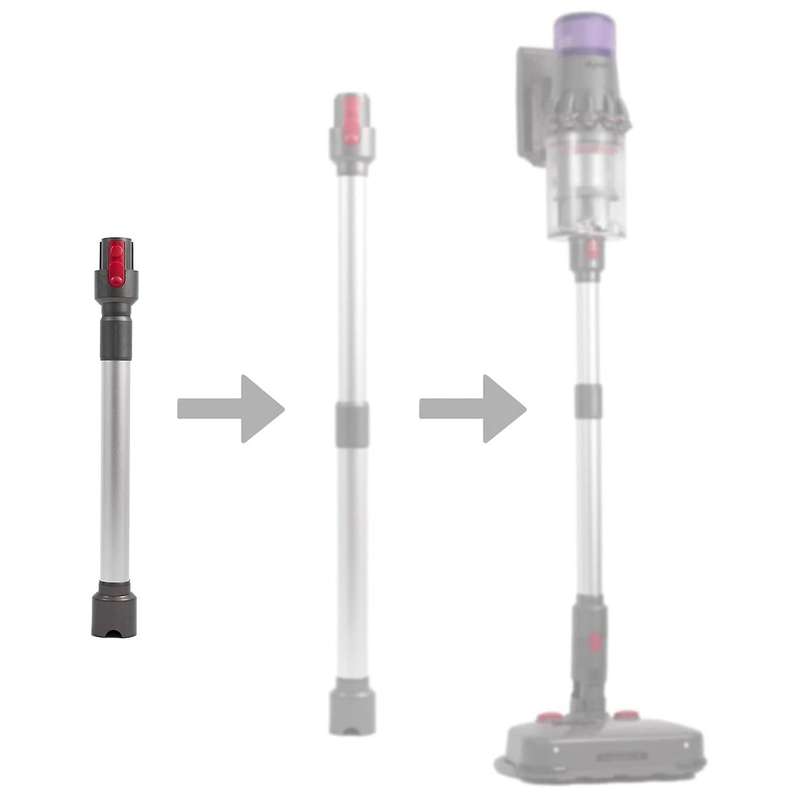 For Dyson V7 V8 V10 V11 Vacuum Cleaner Telescopic Tube 45cm to 70cm