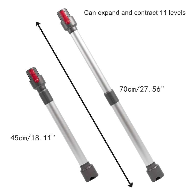 For Dyson V7 V8 V10 V11 Vacuum Cleaner Telescopic Tube 45cm to 70cm