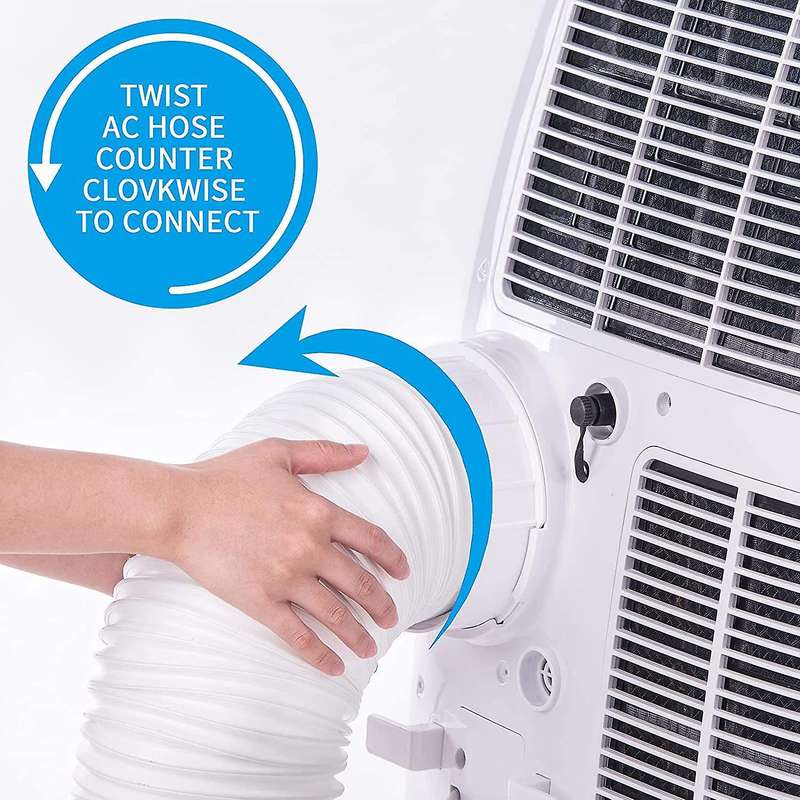 Portable Air Conditioner Hose 5.9 Inch Diameter Ac Hose Exhaust-b
