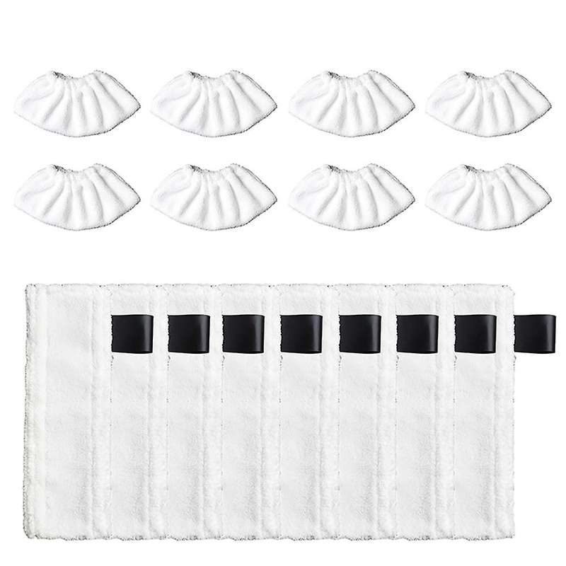 Washable Cloth (8 for Floor Nozzles + 8 for Hand Nozzles) for Karcher