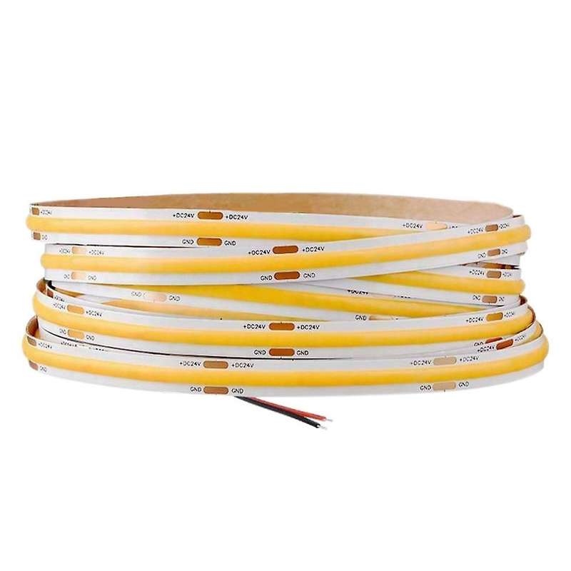 480 Led 12v Cob Led Strip Light 6000k White Light for Bedroom Home