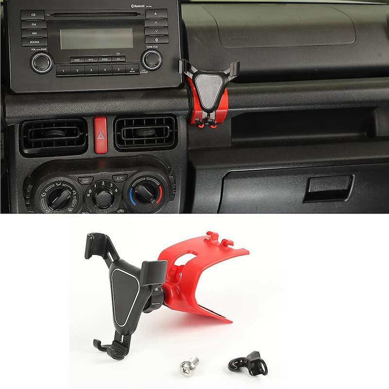 Car Mobile Phone Holder for Suzuki Jimny Jb74 Jb64 2019-2022,red