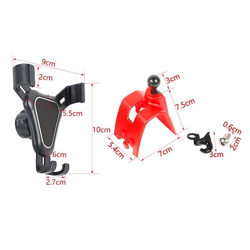 Car Mobile Phone Holder for Suzuki Jimny Jb74 Jb64 2019-2022,red