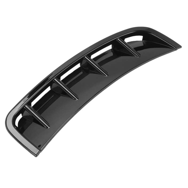 4x Front Bumper Air Outlet Stickers Trim for Mercedes Benz (black)