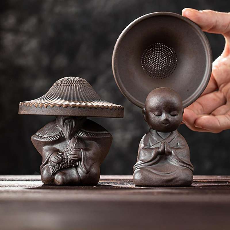 1pcs Ceramic Filter Group Creative Tea Funnel Tea Strainer A