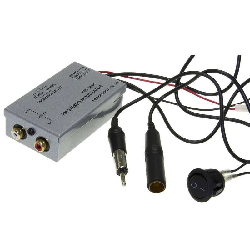 Universal Fm Modulator Stereo Mp3 Auto Antenne Car Radio Aux Adapter