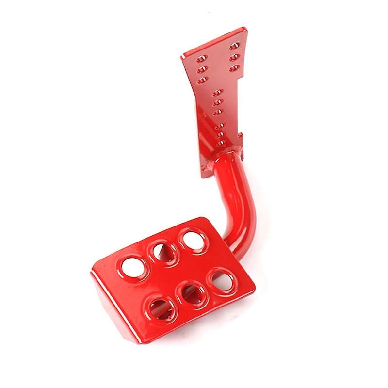 Left Side Dead Pedal Footrest Kick Panel Rest Kick Panel, Red