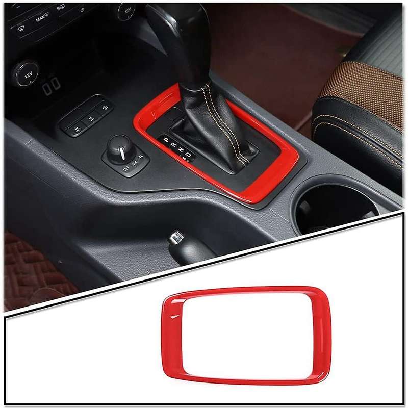 For Ford Ranger Everest 2015-2021 Red Gear Shift Panel Decoration