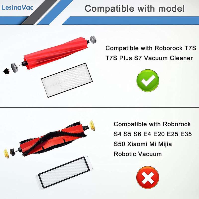Accessories Kit for Xiaomi Roborock S7 S70 Roller Brush Hepa Filter