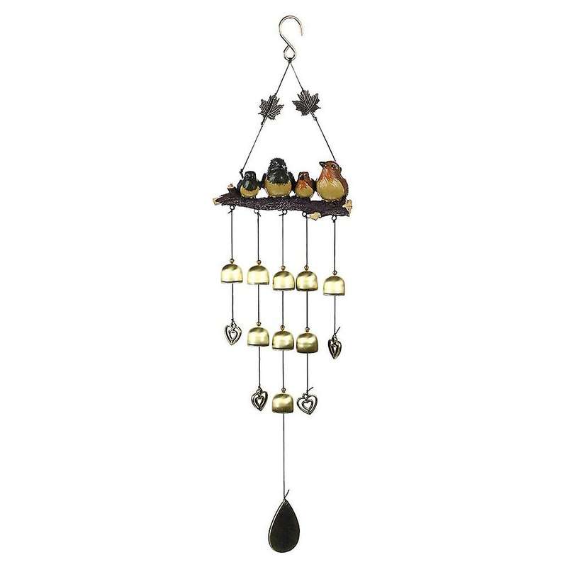 4 Birds Wind Chime for Outdoor Indoor Decor for Home Yard Decoration