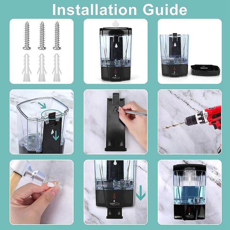 Automatic Soap Dispenser, for Bathroom Kitchen Hotel
