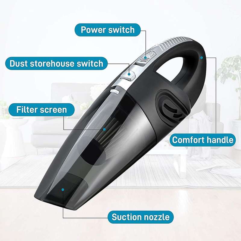 Handheld Vacuums Cordless Powered Battery Rechargeable Portable