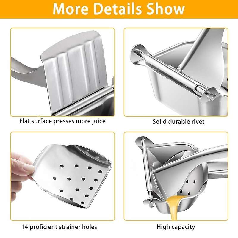 Lemon Squeezer Juicer Stainless Steel -juicer Hand Press-fruit Juicer