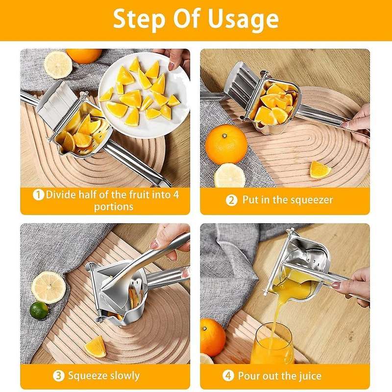 Lemon Squeezer Juicer Stainless Steel -juicer Hand Press-fruit Juicer