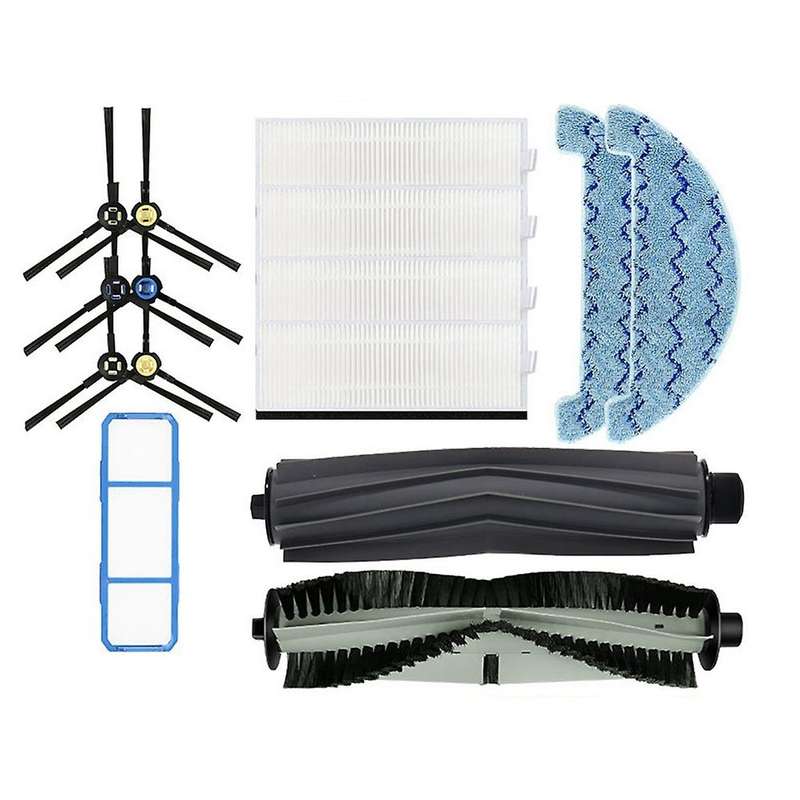 For Ilife A7 A9s V8 V8s X750 Ssr1 Rubber Main Side Brush Hepa Filter