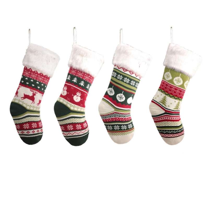 Christmas Socks Christmas Tree Bedside Hanging Socks Decoration
