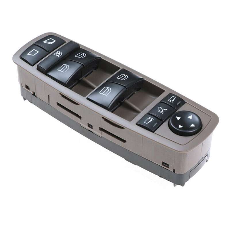 Brown Front Left Master Power Control Switch for Benz Ml Gl R Class