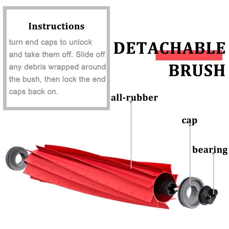 1 Set for Xiaomi Roborock S7 S70 S75 Hepa Filter Mop Rag Side Brush