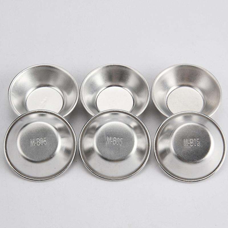 50pcs Aluminum Egg Tart Mold Cupcake Pie Cookie Tins Pudding Mould