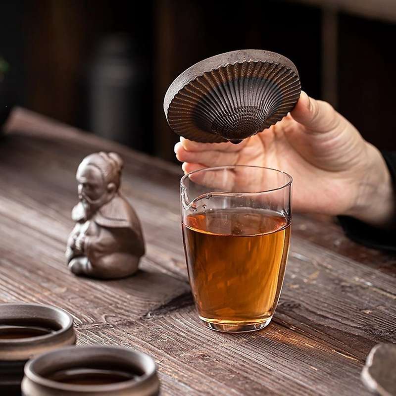 1pcs Ceramic Filter Group Creative Tea Funnel Tea Strainer B