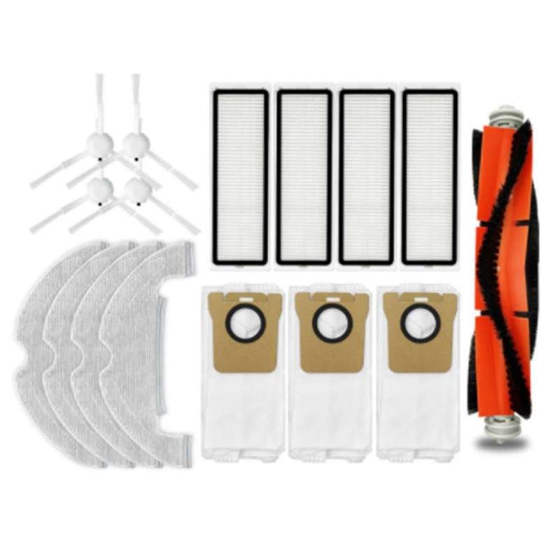For Xiaomi Mijia Stytj05zhm Hepa Filter Main Brush Mop Cloths Kit