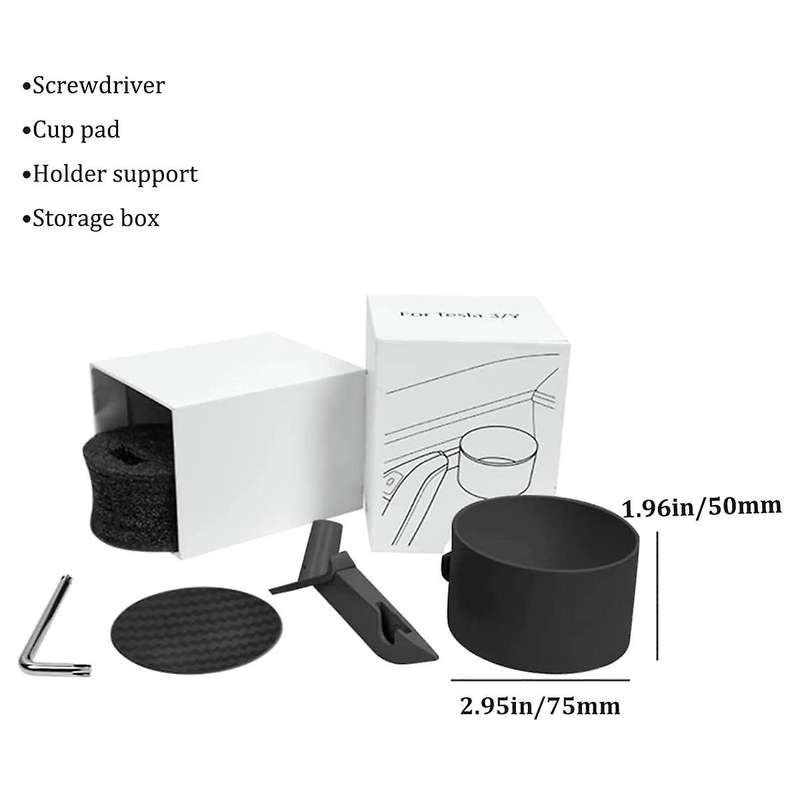 For Tesla Model 3 2021-2022 Car Door Cup Holder Car Styling Right
